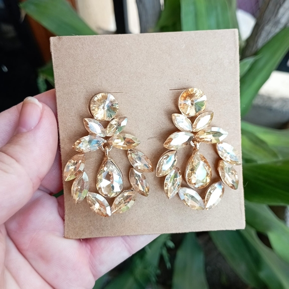 Champagne Earrings - Picture 5 of 7